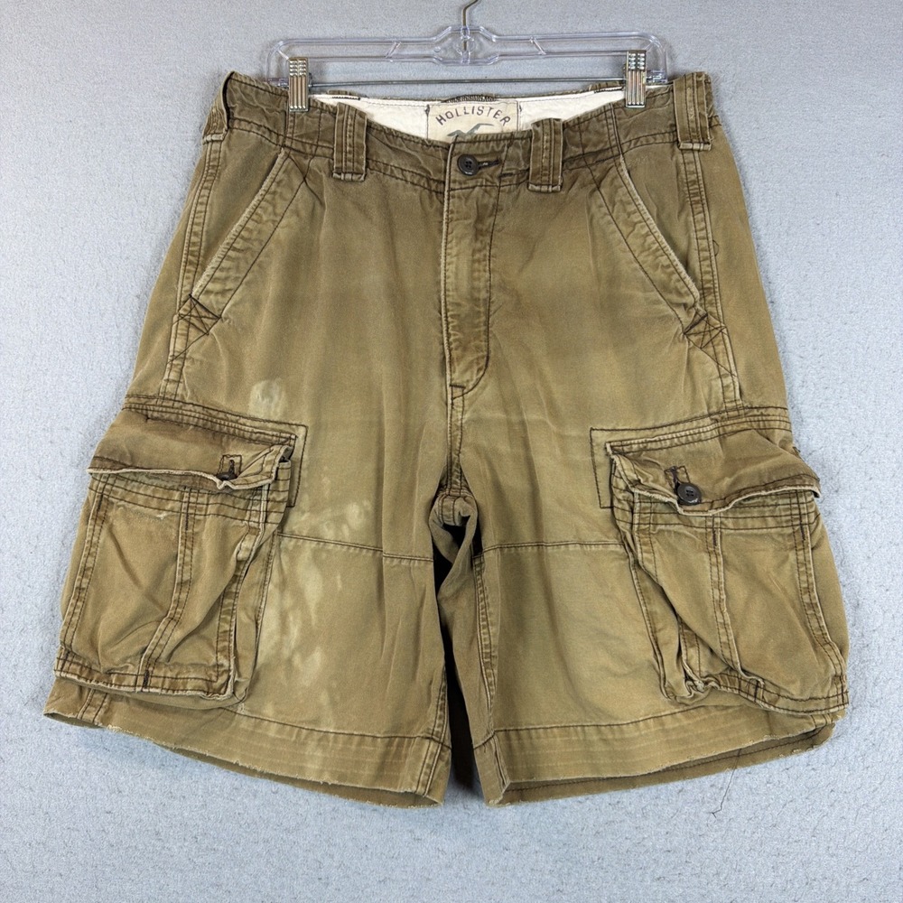 Vintage Hollister Cargo Shorts Y2K Era Size 32 Skater Preppy Grunge